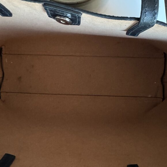 Jimmy Choo Black Croc Embossed Leather Tote - Picture 11 of 16